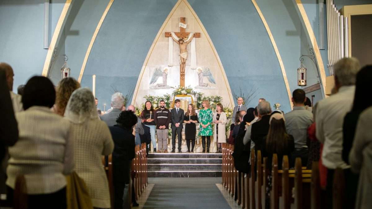 RCIA candidates become Catholic and are supported by the Parish community